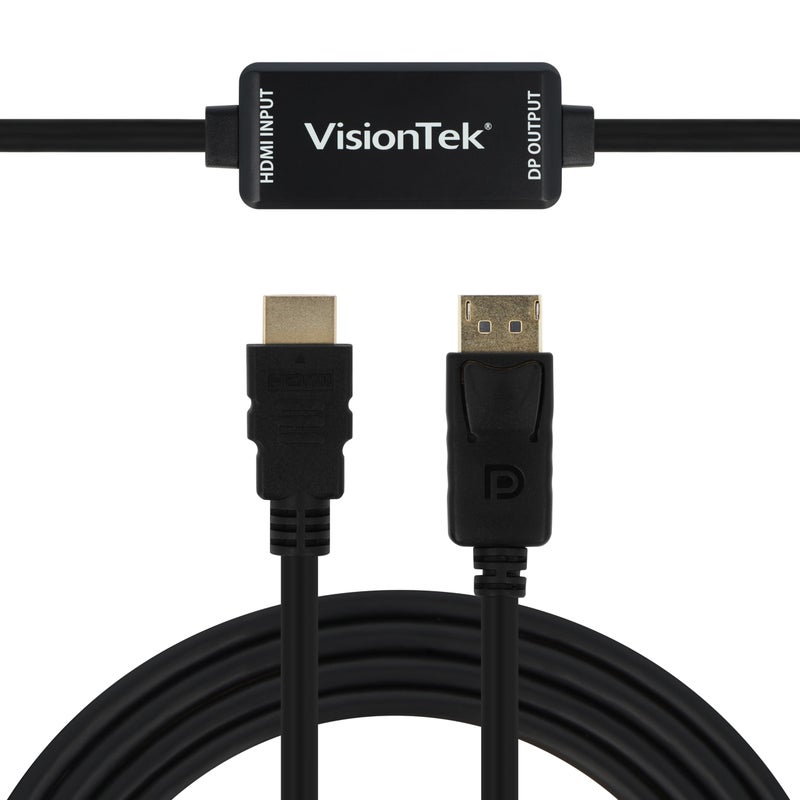 VisionTek HDMI to DisplayPort 1.5M Active Cable (M/M) - 900822 - Image 1